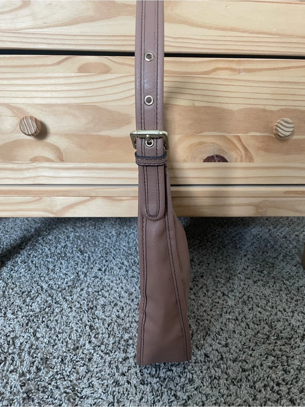 Liz Claiborne Classic Shoulder Hobo Bag Vegan Leather Y2K